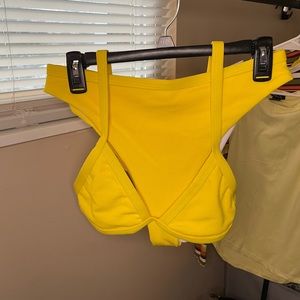 Yellow 2 piece bikini